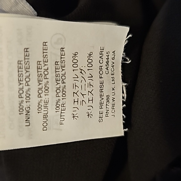 J. Crew Black Velvet V Neck Ruffle Tank Top 4 Preowned - Picture 9 of 9